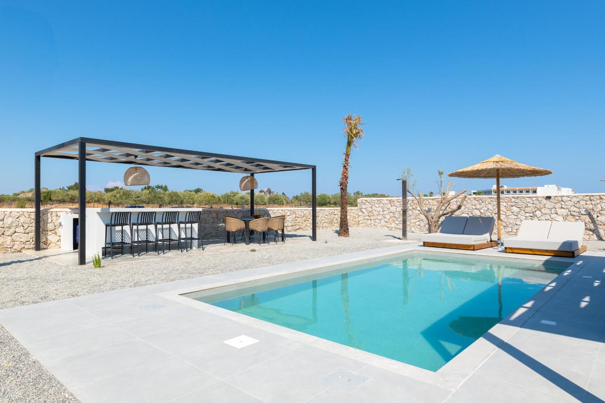 Zen Club Luxury Villas Kolymbia Eksteriør billede