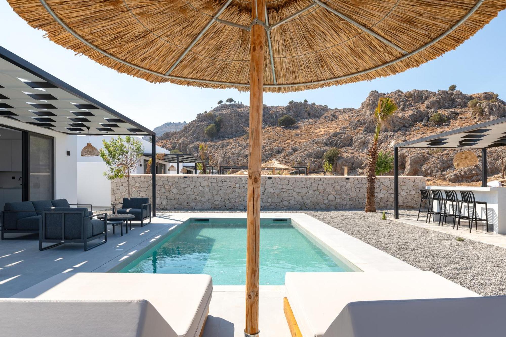 Zen Club Luxury Villas Kolymbia Eksteriør billede