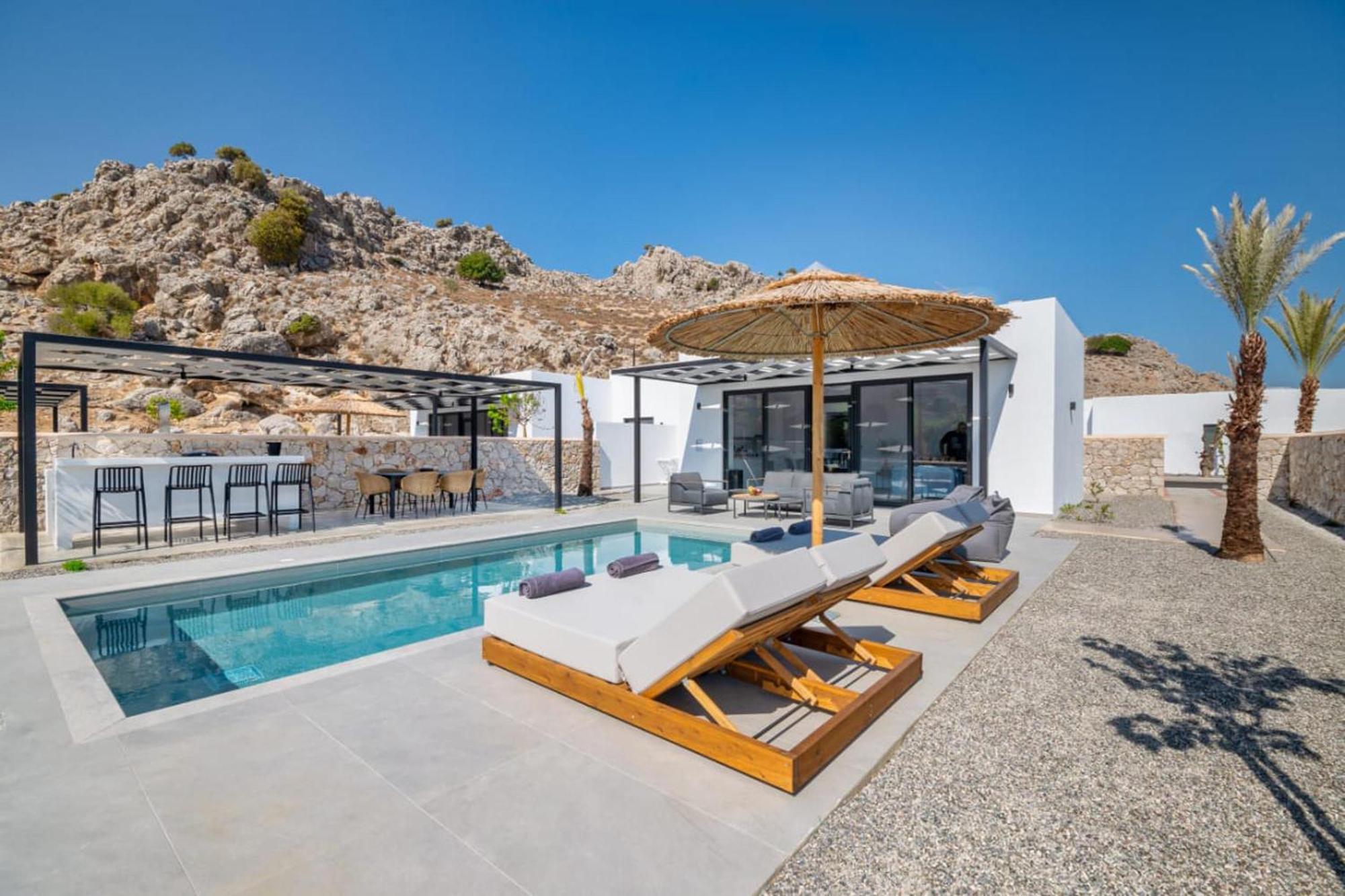 Zen Club Luxury Villas Kolymbia Eksteriør billede