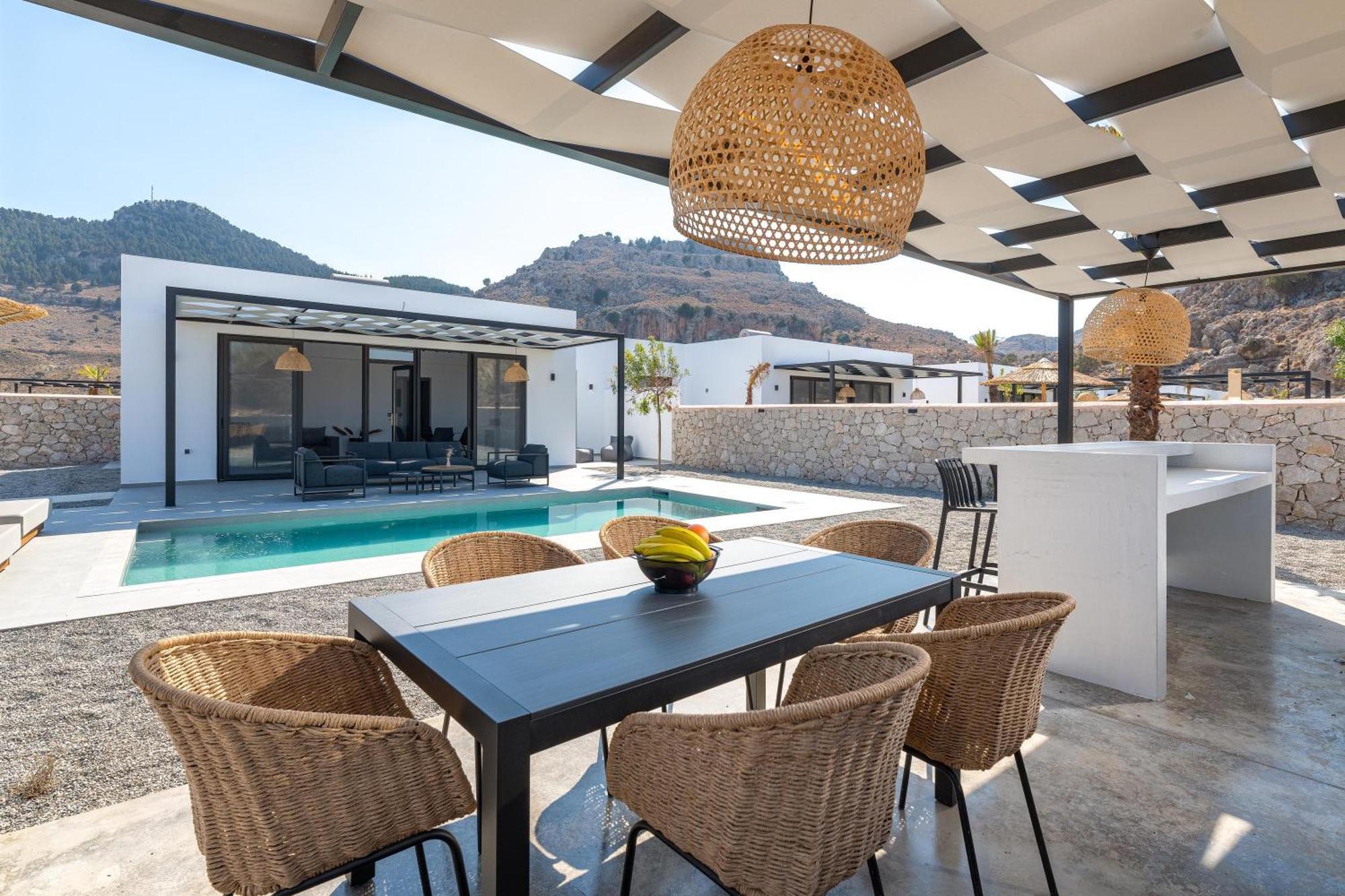 Zen Club Luxury Villas Kolymbia Eksteriør billede