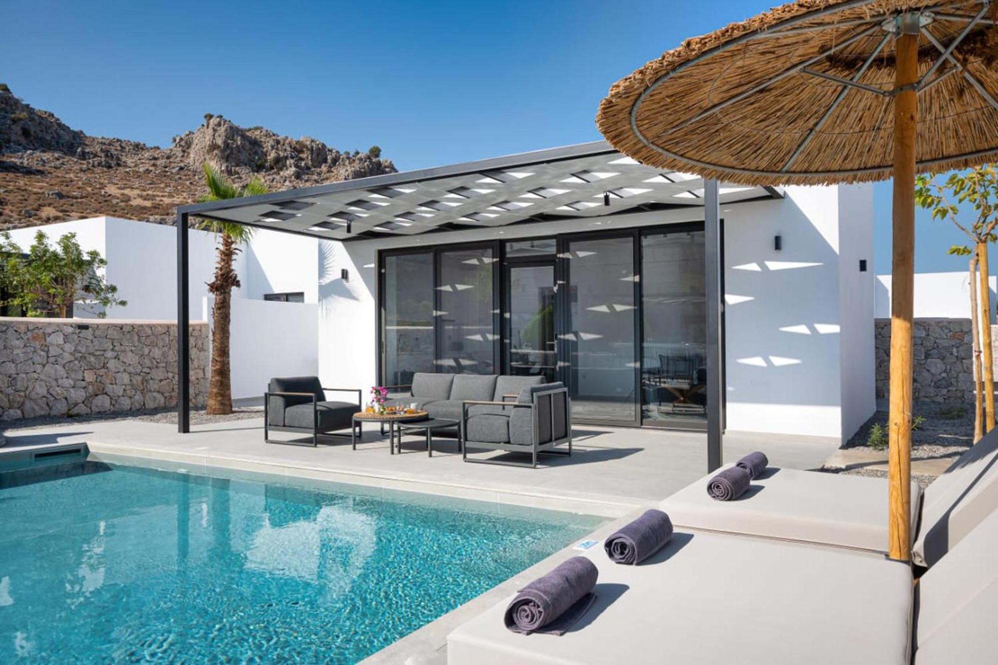 Zen Club Luxury Villas Kolymbia Eksteriør billede