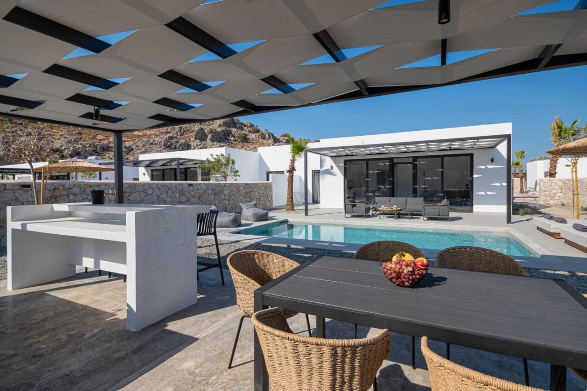 Zen Club Luxury Villas Kolymbia Eksteriør billede